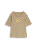 TOM TAILOR CASUAL WOMEN T-shirt crew necck with print