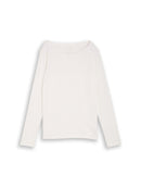 TOM TAILOR CASUAL WOMEN T-shirt logsleeve slub Freizeitshirts /-hemden TOM TAILOR CASUAL WOMEN 10315 S