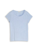 TOM TAILOR CASUAL WOMEN T-shirt slub jersey wide