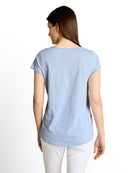 TOM TAILOR CASUAL WOMEN T-shirt slub jersey wide
