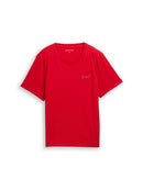 TOM TAILOR CASUAL WOMEN T-Shirt with front print Freizeitshirts /-hemden TOM TAILOR CASUAL WOMEN soft scarlet red S