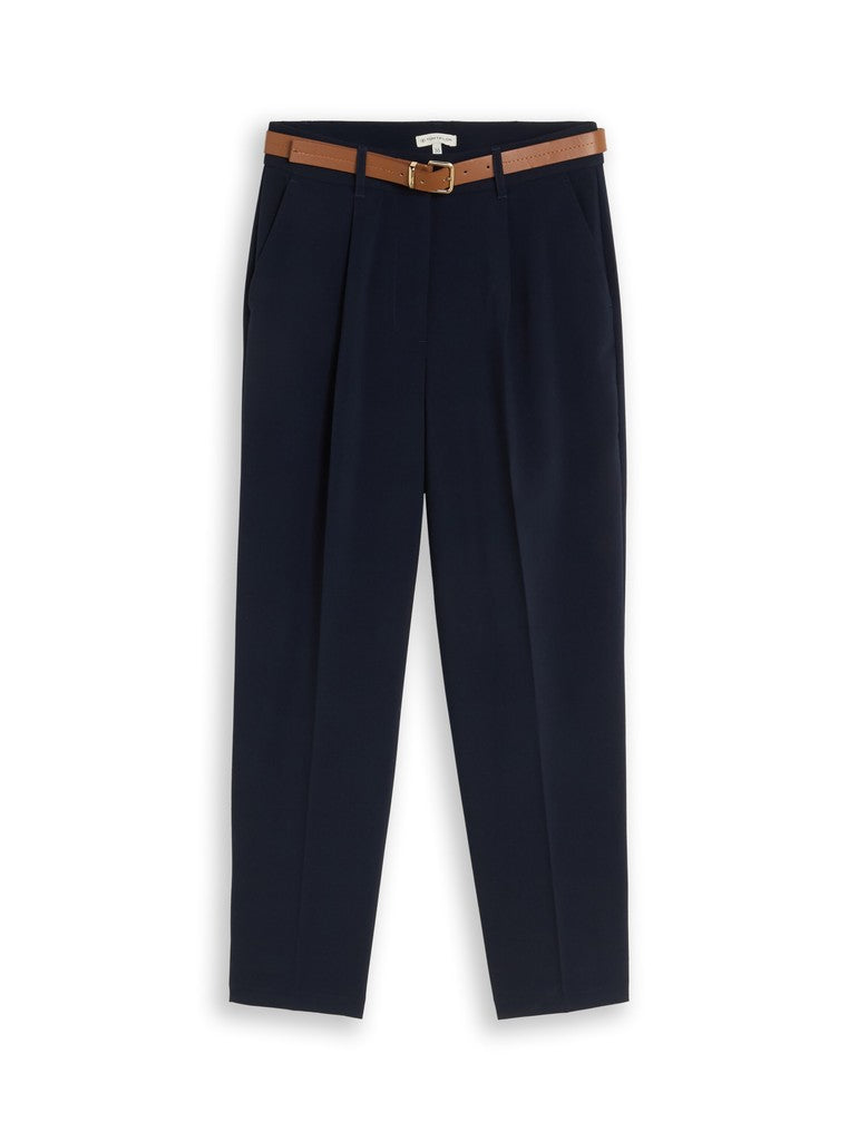 TOM TAILOR CASUAL WOMEN tailored loose fit pants Freizeithosen TOM TAILOR CASUAL WOMEN Black 34/28