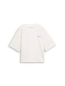 TOM TAILOR DENIM WOMEN boxy T-shirt with print Freizeitshirts /-blusen TOM TAILOR DENIM WOMEN 10332 XS