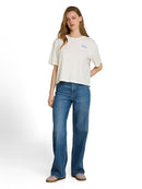 TOM TAILOR DENIM WOMEN boxy T-shirt with print Freizeitshirts /-blusen TOM TAILOR DENIM WOMEN
