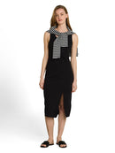 TOM TAILOR DENIM WOMEN easy dress with knot detail Freizeitshirts /-blusen TOM TAILOR DENIM WOMEN