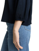 TOM TAILOR DENIM WOMEN feminine blouse with placket Freizeitshirts /-blusen TOM TAILOR DENIM WOMEN