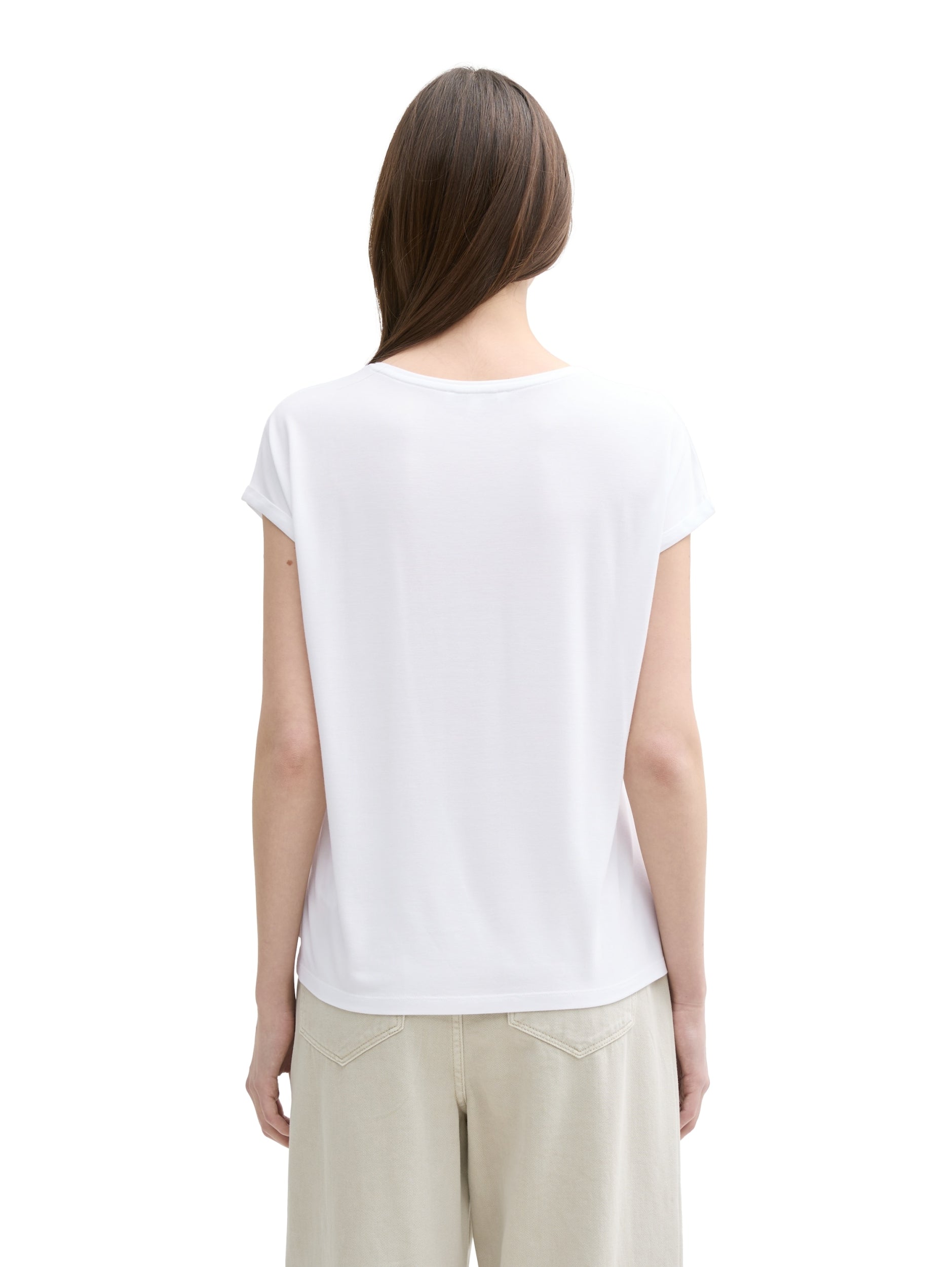 TOM TAILOR DENIM WOMEN Fluent Basic Tee NOS Freizeitshirts /-blusen TOM TAILOR DENIM WOMEN