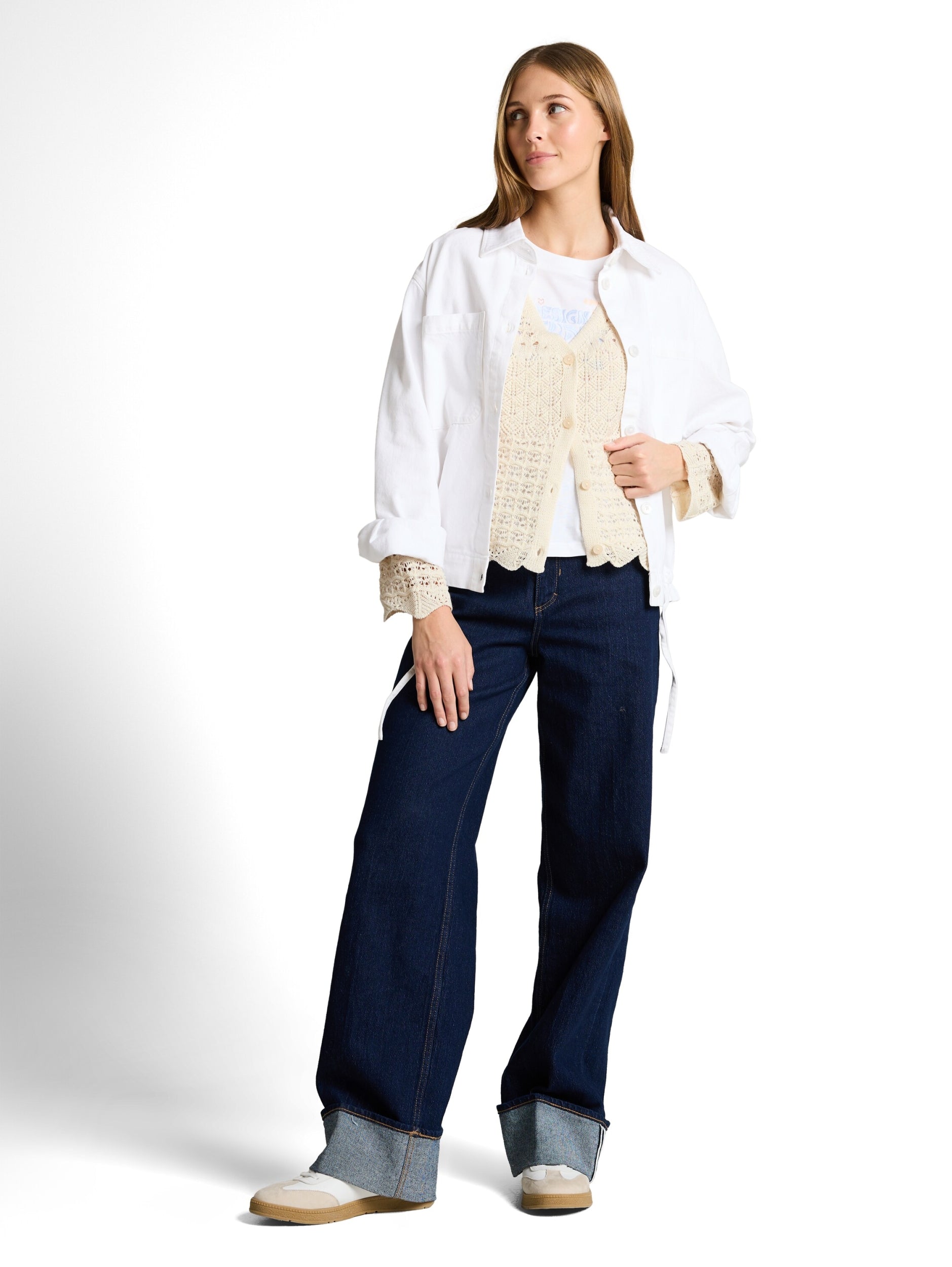 TOM TAILOR DENIM WOMEN knit structured cardigan Freizeitpullover TOM TAILOR DENIM WOMEN