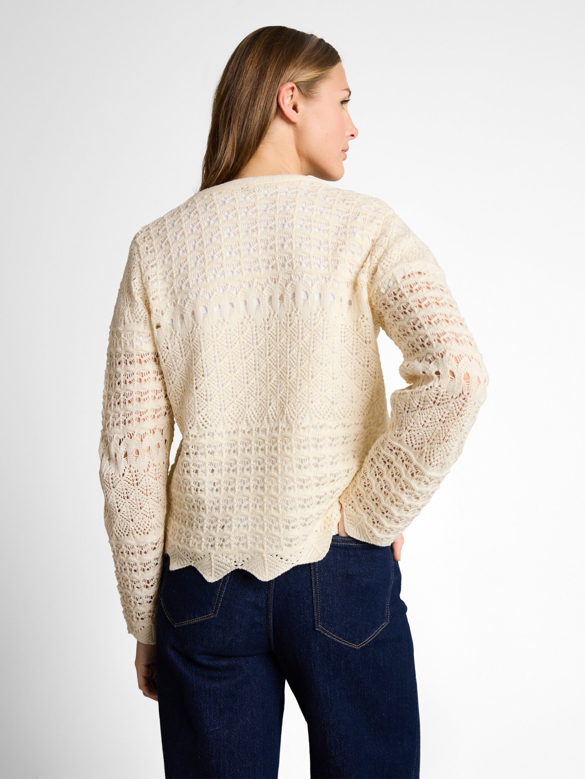 TOM TAILOR DENIM WOMEN knit structured cardigan Freizeitpullover TOM TAILOR DENIM WOMEN