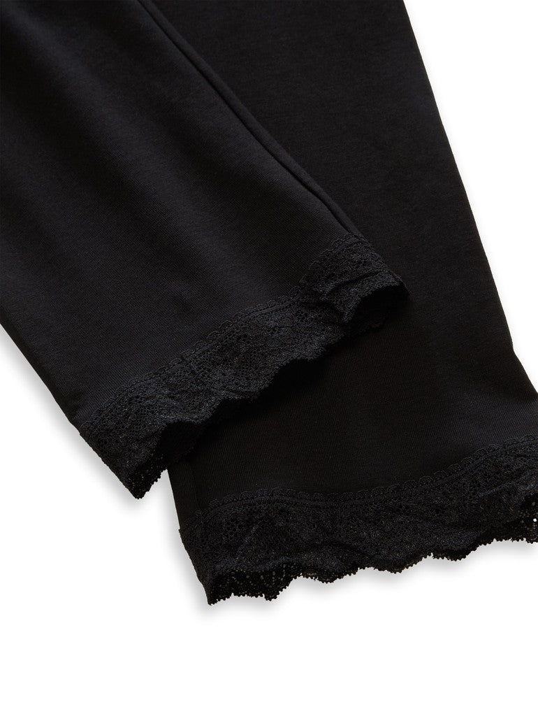 TOM TAILOR DENIM WOMEN leggings with lace Freizeithosen TOM TAILOR DENIM WOMEN