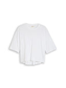 TOM TAILOR DENIM WOMEN loose T-shirt with deviding seams Freizeitshirts /-blusen TOM TAILOR DENIM WOMEN 20000 XS