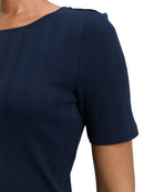 TOM TAILOR DENIM WOMEN Pointelle T-Shirt Freizeitshirts /-blusen TOM TAILOR DENIM WOMEN