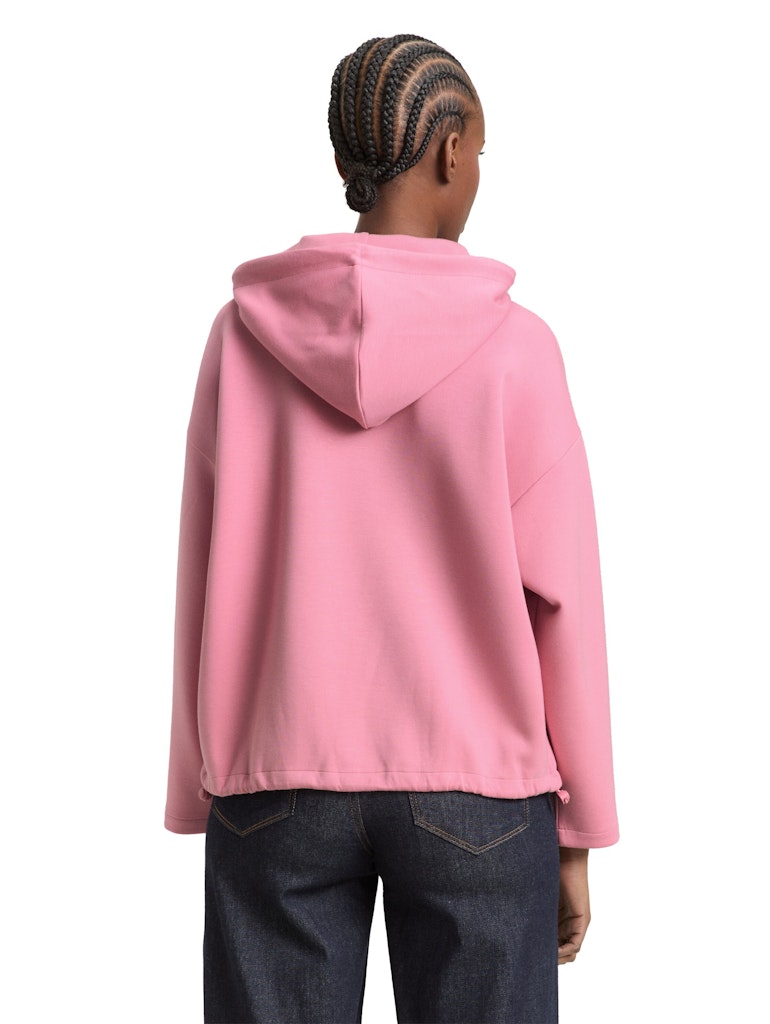 TOM TAILOR DENIM WOMEN scuba hoodie Freizeitpullover TOM TAILOR DENIM WOMEN