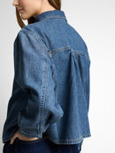 TOM TAILOR DENIM WOMEN Short denim shirt Freizeitshirts /-blusen TOM TAILOR DENIM WOMEN