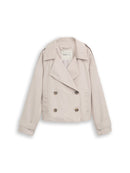 TOM TAILOR DENIM WOMEN short trenchcoat Freizeitjacken TOM TAILOR DENIM WOMEN Black XS