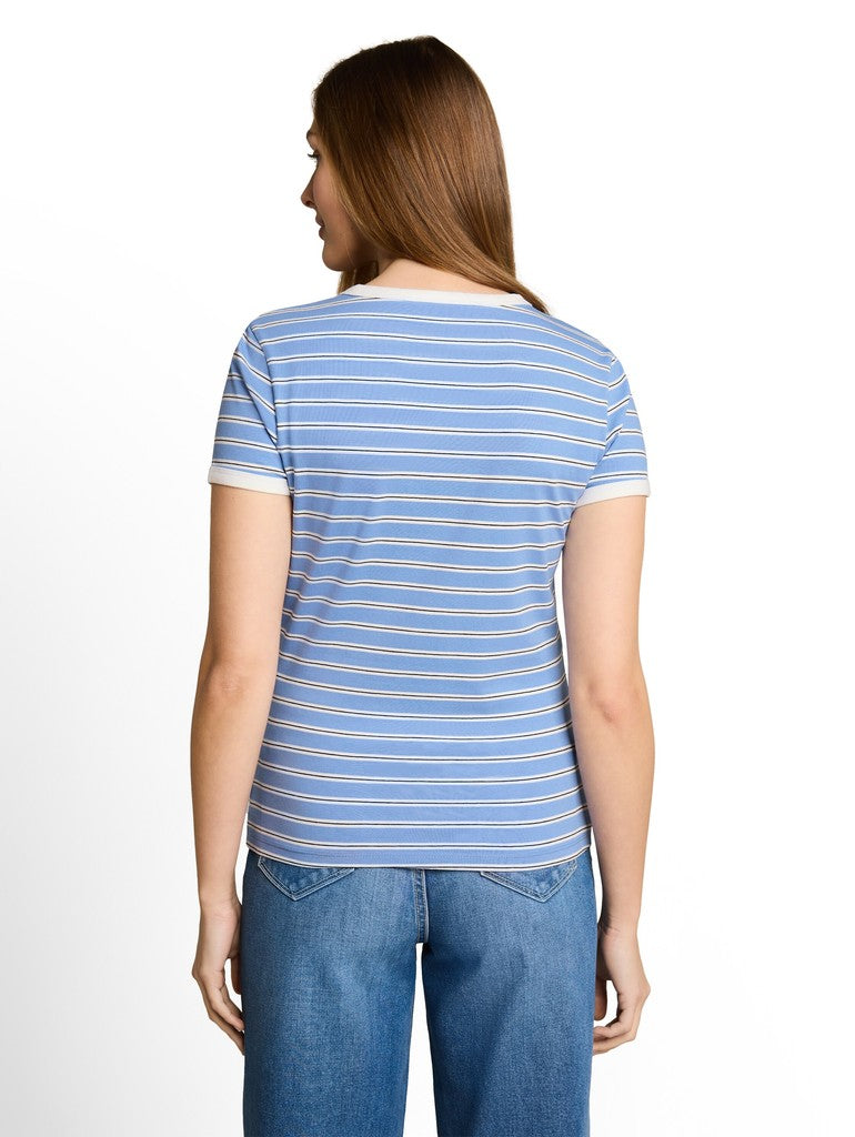 TOM TAILOR DENIM WOMEN striped baby T-shirt Freizeitshirts /-blusen TOM TAILOR DENIM WOMEN