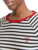 TOM TAILOR DENIM WOMEN striped raglan T-shirt Freizeitshirts /-blusen TOM TAILOR DENIM WOMEN