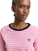 TOM TAILOR DENIM WOMEN striped raglan T-shirt Freizeitshirts /-blusen TOM TAILOR DENIM WOMEN