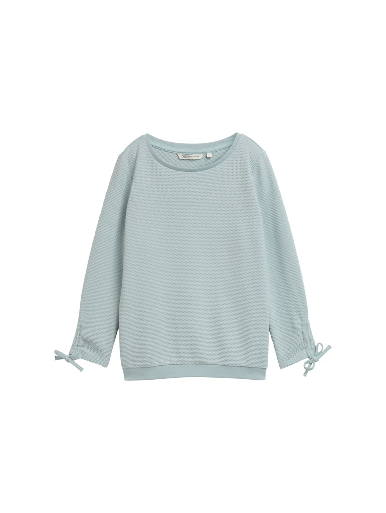 TOM TAILOR DENIM WOMEN Sweatshirt w. sleeve detail Freizeitpullover TOM TAILOR DENIM WOMEN 13733 XS