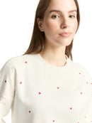 TOM TAILOR DENIM WOMEN sweatshirt with embroidery Freizeitpullover TOM TAILOR DENIM WOMEN