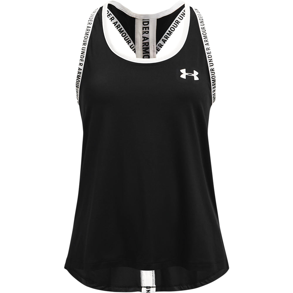 UNDER ARMOUR TECH KNOCKOUT TANK UNDER ARMOUR 001 BLACK FADE HEATHER XS