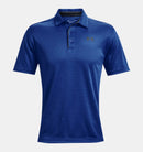 UNDER ARMOUR TECH POLO Trainingsshirts UNDER ARMOUR TECH BLUE S