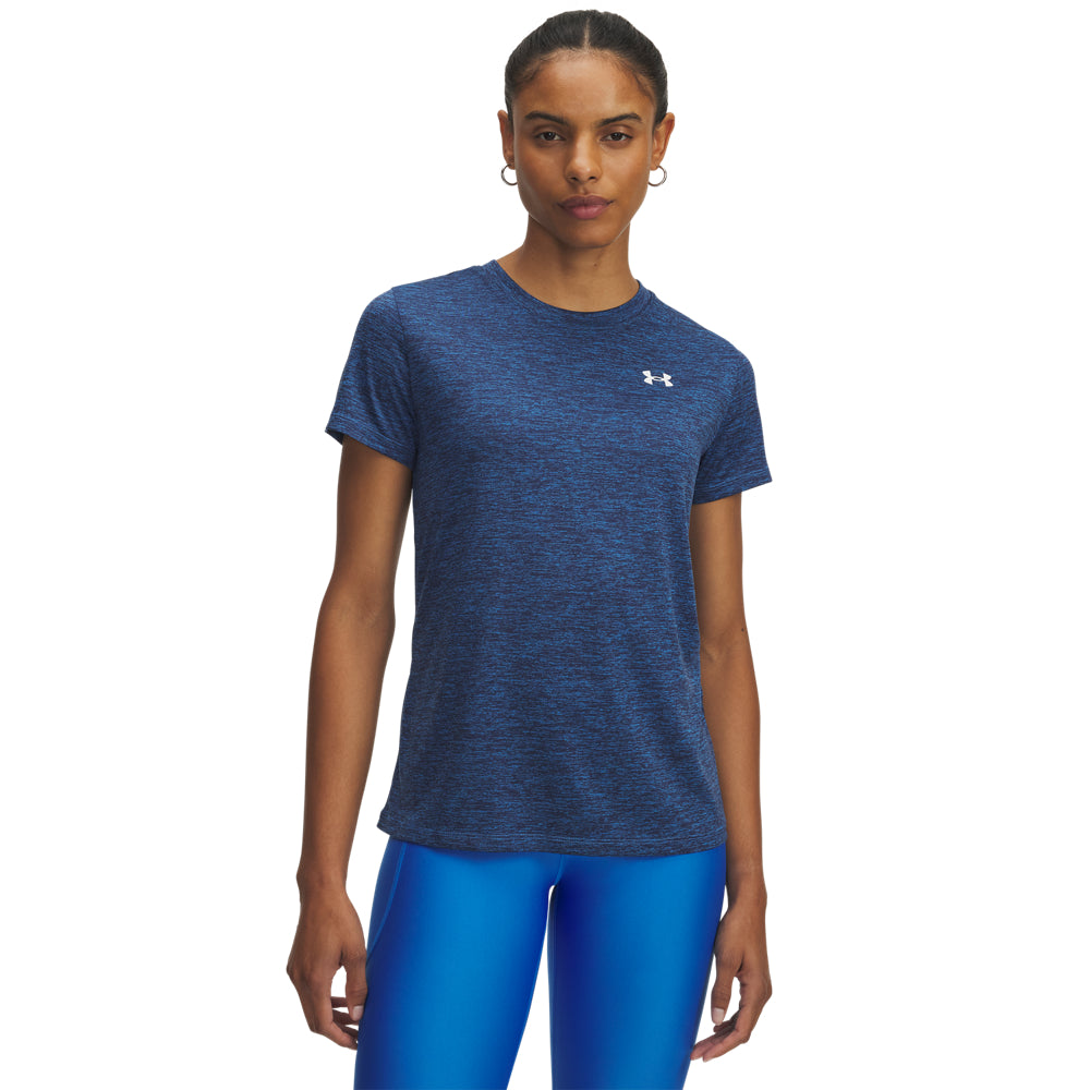 UNDER ARMOUR TECH SSC- TWIST Trainingsshirts UNDER ARMOUR OBSIDIAN/WHITE XS