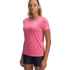 UNDER ARMOUR TECH SSC- TWIST Trainingsshirts UNDER ARMOUR SUPER PINK XS