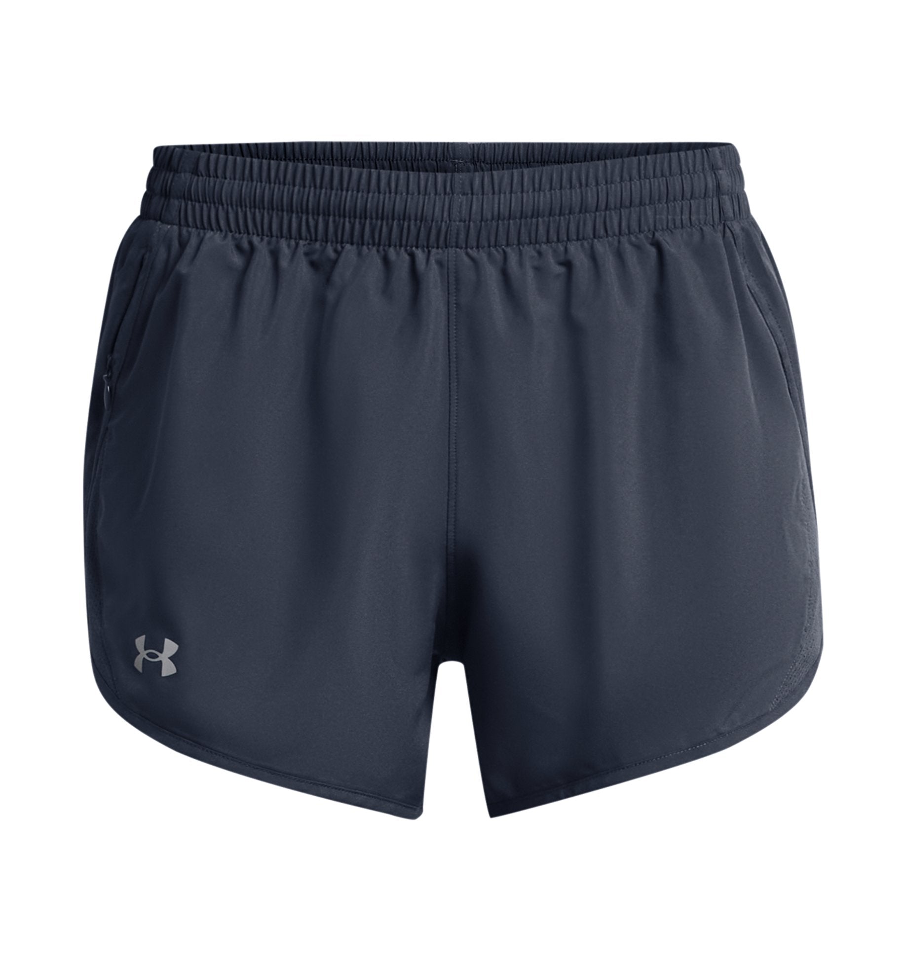 UNDER ARMOUR UA FLY BY 3'' SHORTS Laufhosen UNDER ARMOUR DOWNPOUR GRAY XS
