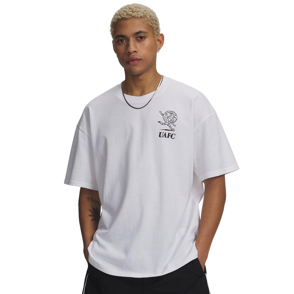 UNDER ARMOUR UA M GFB EARTH HWT SS Trainingsshirts UNDER ARMOUR 100 WHITE S
