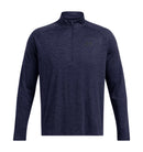 UNDER ARMOUR UA TECH TEXTURED 1/2 ZIP 452 ETHER BLUE