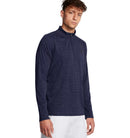 UNDER ARMOUR UA TECH TEXTURED 1/2 ZIP 452 ETHER BLUE