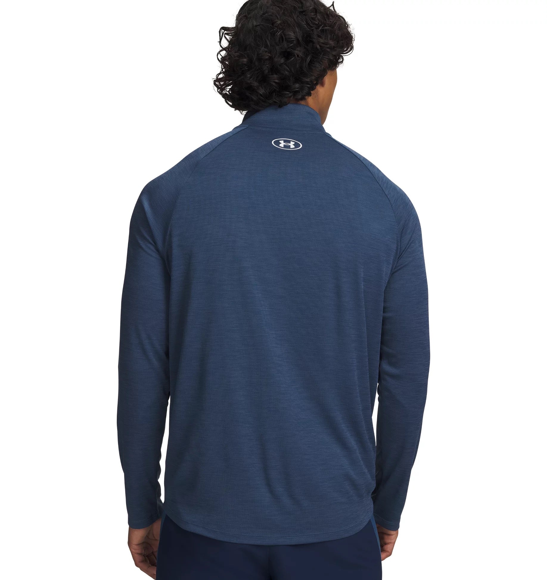 UNDER ARMOUR UA TECH TEXTURED 1/2 ZIP 452 ETHER BLUE Trainingsjacken UNDER ARMOUR
