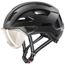 UVEX uvex stride visor Fahrradhelme & Schoner UVEX 0115 black mat 56