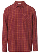 VAUDE Me Albsteig LS Shirt III dark sea/dark sea Wandershirts /-hemden VAUDE carmine/mars re M