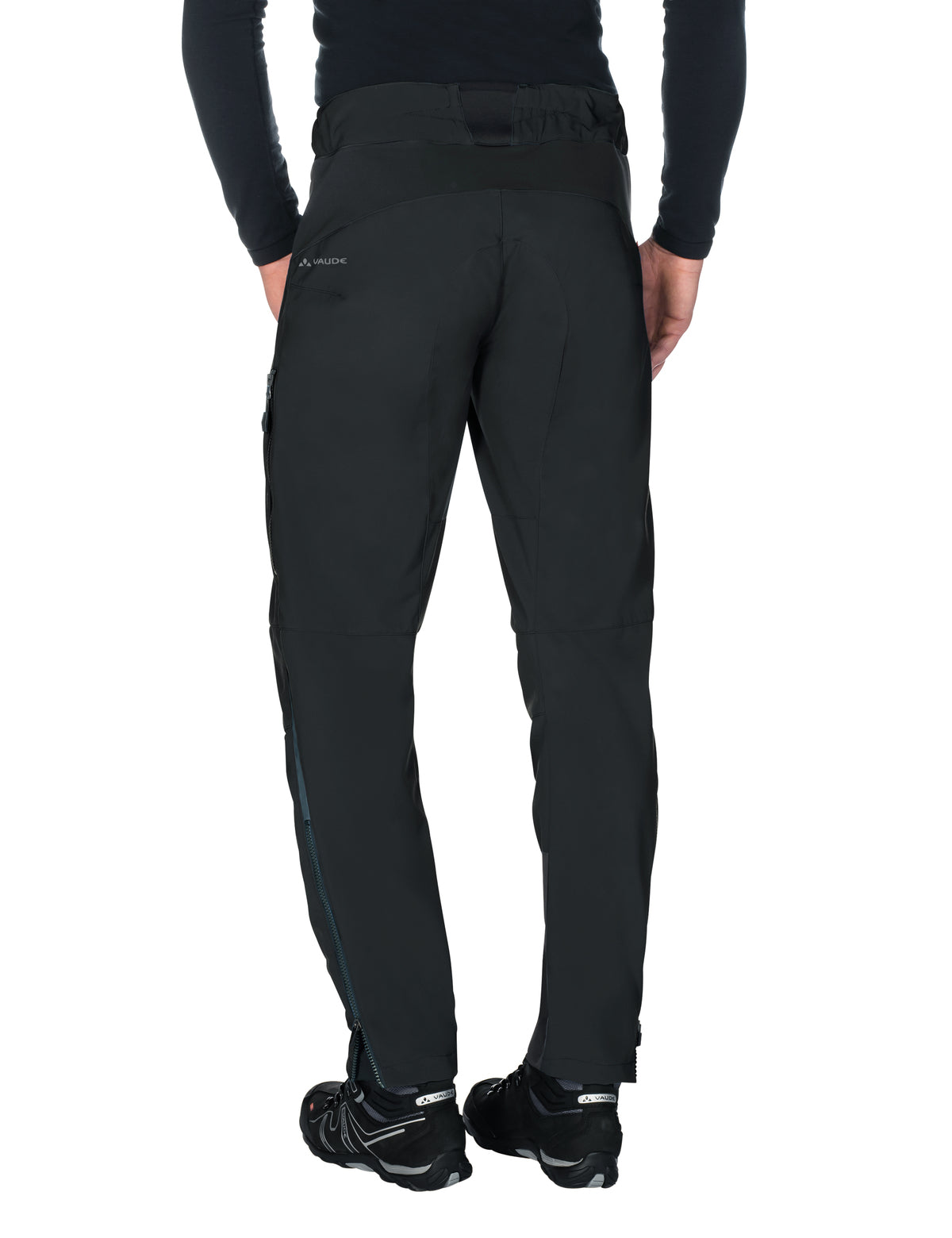 VAUDE Men's Qimsa Softshell Pants II S/S+L/S Kurzlänge Fahrradhosen VAUDE black/black 3XL/S