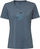 VAUDE Wo Skomer Print T-Shirt III dark sea Wandershirts /-hemden VAUDE 160 38