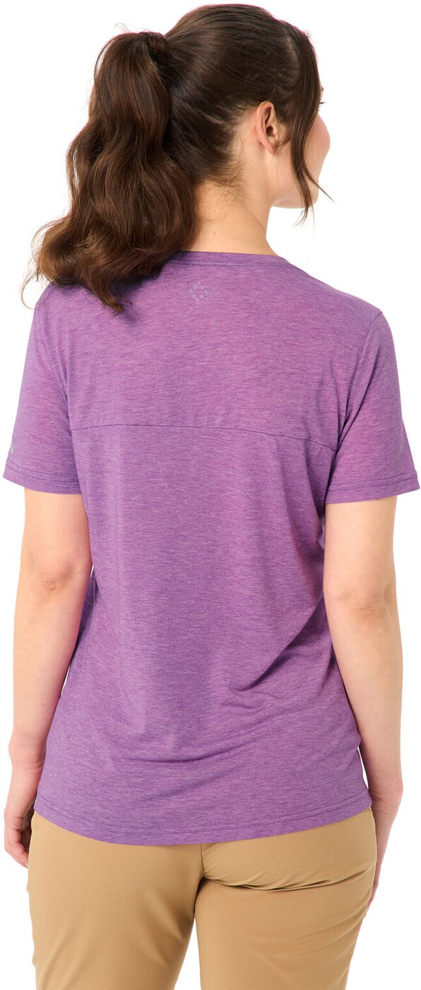 VAUDE Wo Skomer Print T-Shirt III dark sea Wandershirts /-hemden VAUDE