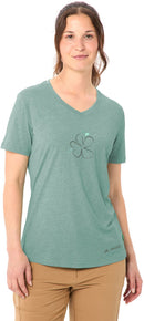 VAUDE Wo Skomer Print T-Shirt III dark sea Wandershirts /-hemden VAUDE