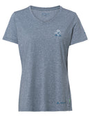 VAUDE Wo Skomer Print T-Shirt III dark sea Wandershirts /-hemden VAUDE dark sea 38