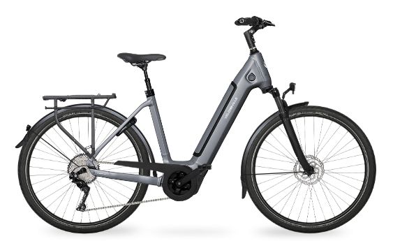 VELO DE VILLE AEB 990 Pro 28" 9 Gang E-Mountainbike VELO DE VILLE - Stone Basalt Matt 45