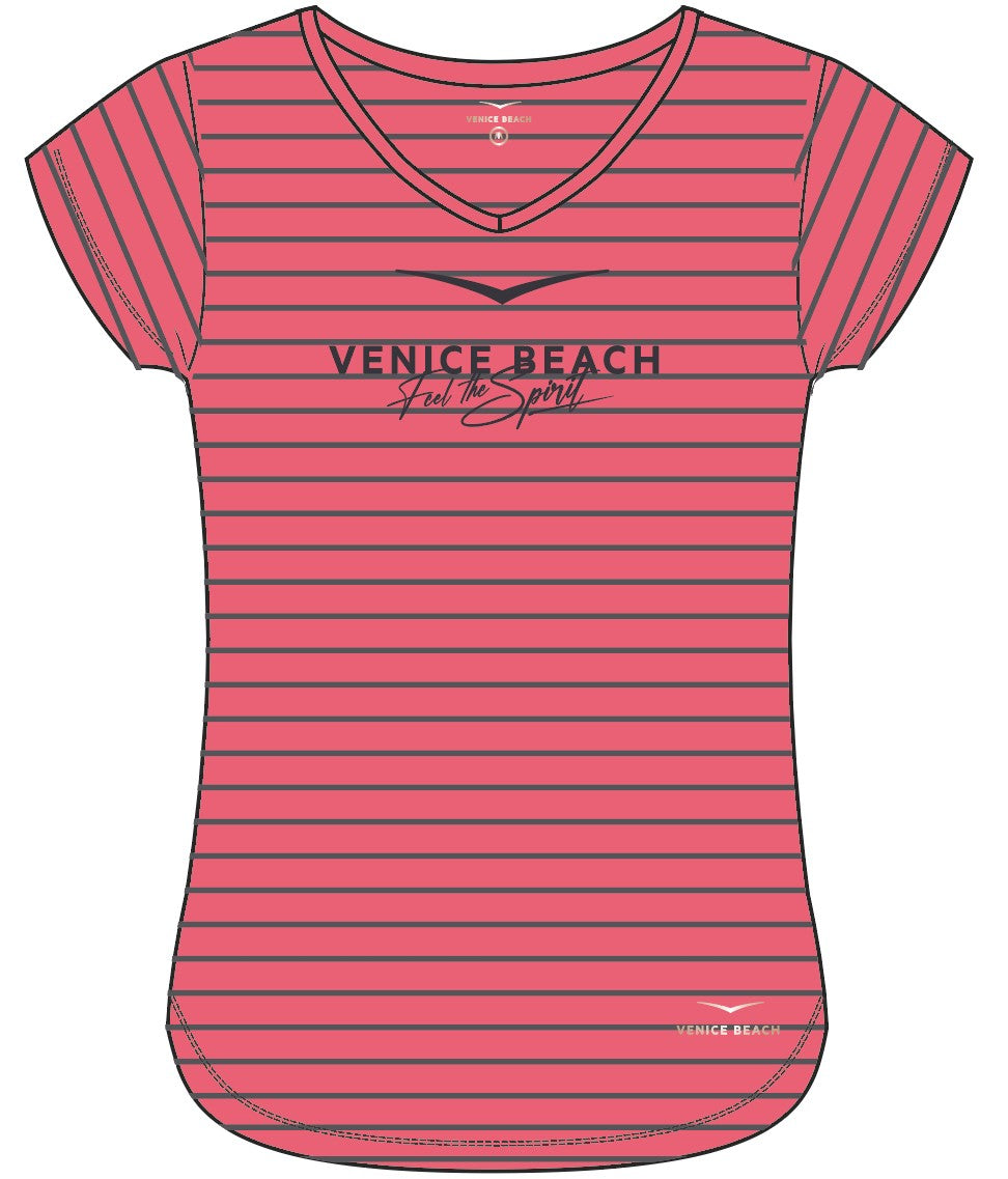 VENICE BEACH VB_Alisja 4095 01 T-Shirt Trainingsshirts VENICE BEACH red melon XS