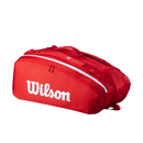 WILSON SUPER TOUR WILSON RED 15PK 2025 Red Tennistaschen & Rucksäcke WILSON RED/ -