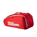 WILSON SUPER TOUR WILSON RED 15PK 2025 Red Tennistaschen & Rucksäcke WILSON