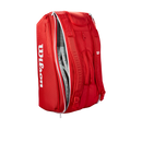 WILSON SUPER TOUR WILSON RED 15PK 2025 Red Tennistaschen & Rucksäcke WILSON