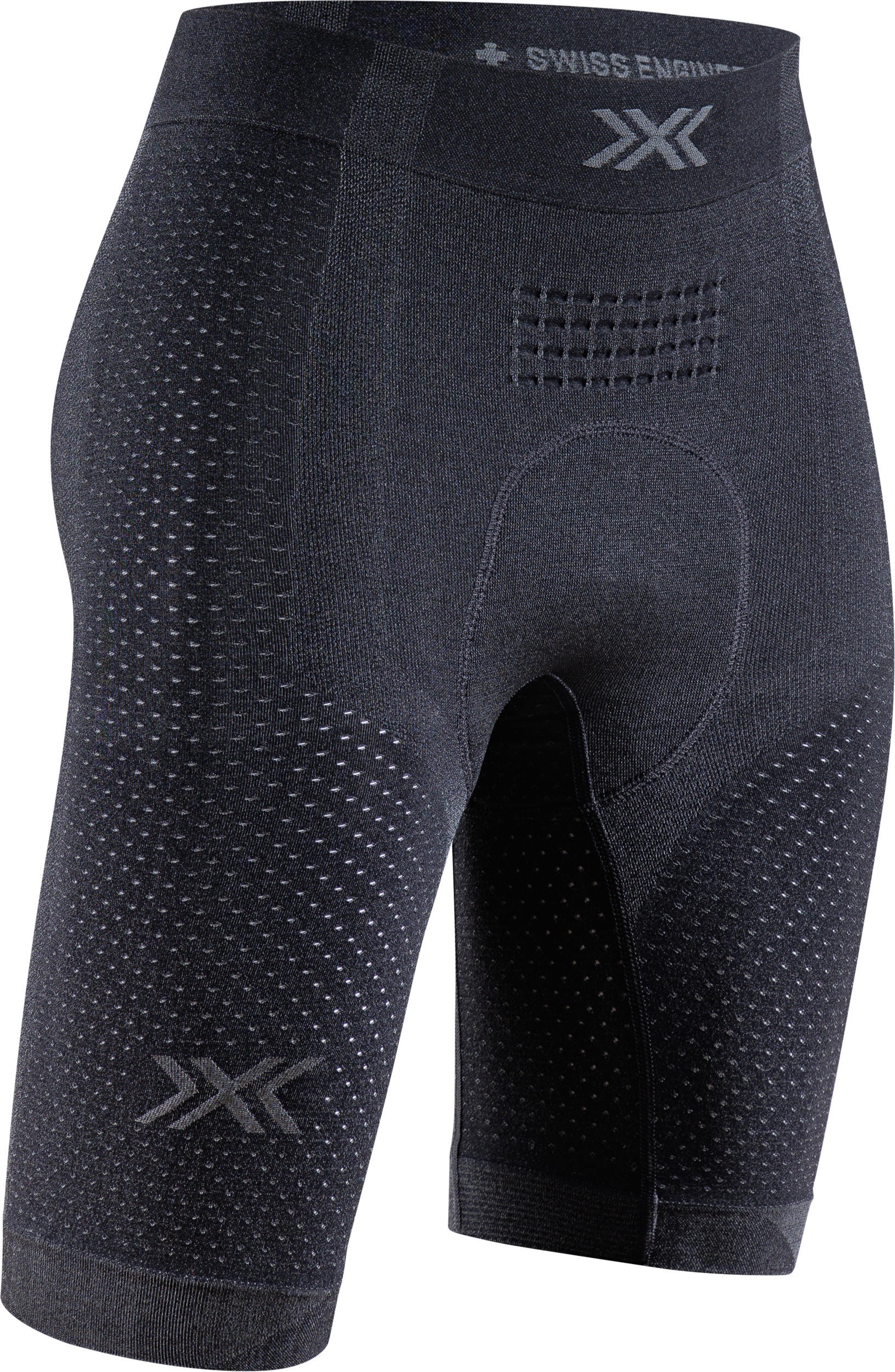 X-BIONIC Shorts Laufshirts X-BIONIC X BLACK/RHINO GREY XS