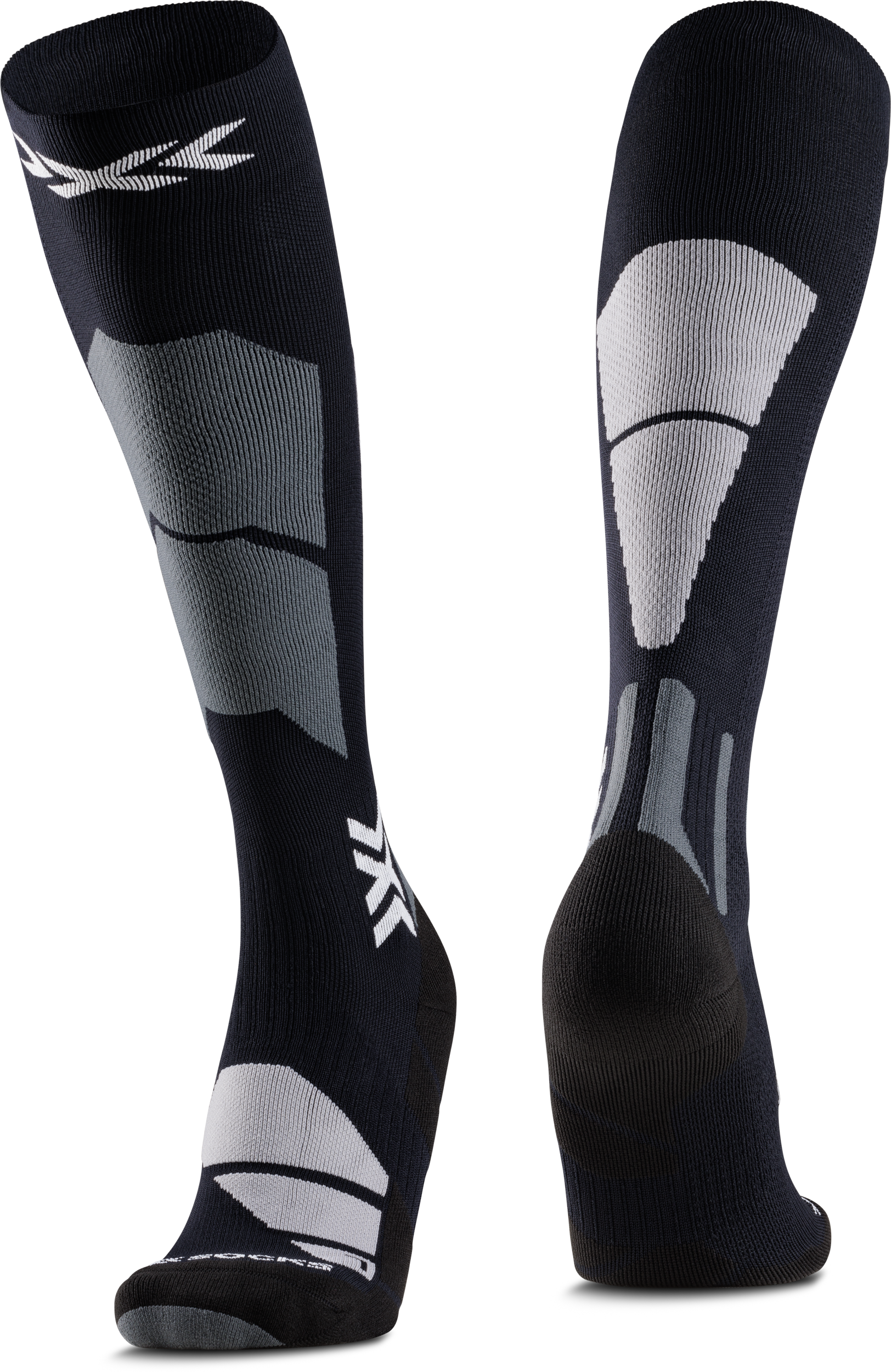X-SOCKS Over The Calf A099 MARINE/MINERAL BLUE Skisocken X-SOCKS B121 X BLACK/LIGHT GREY 36-38