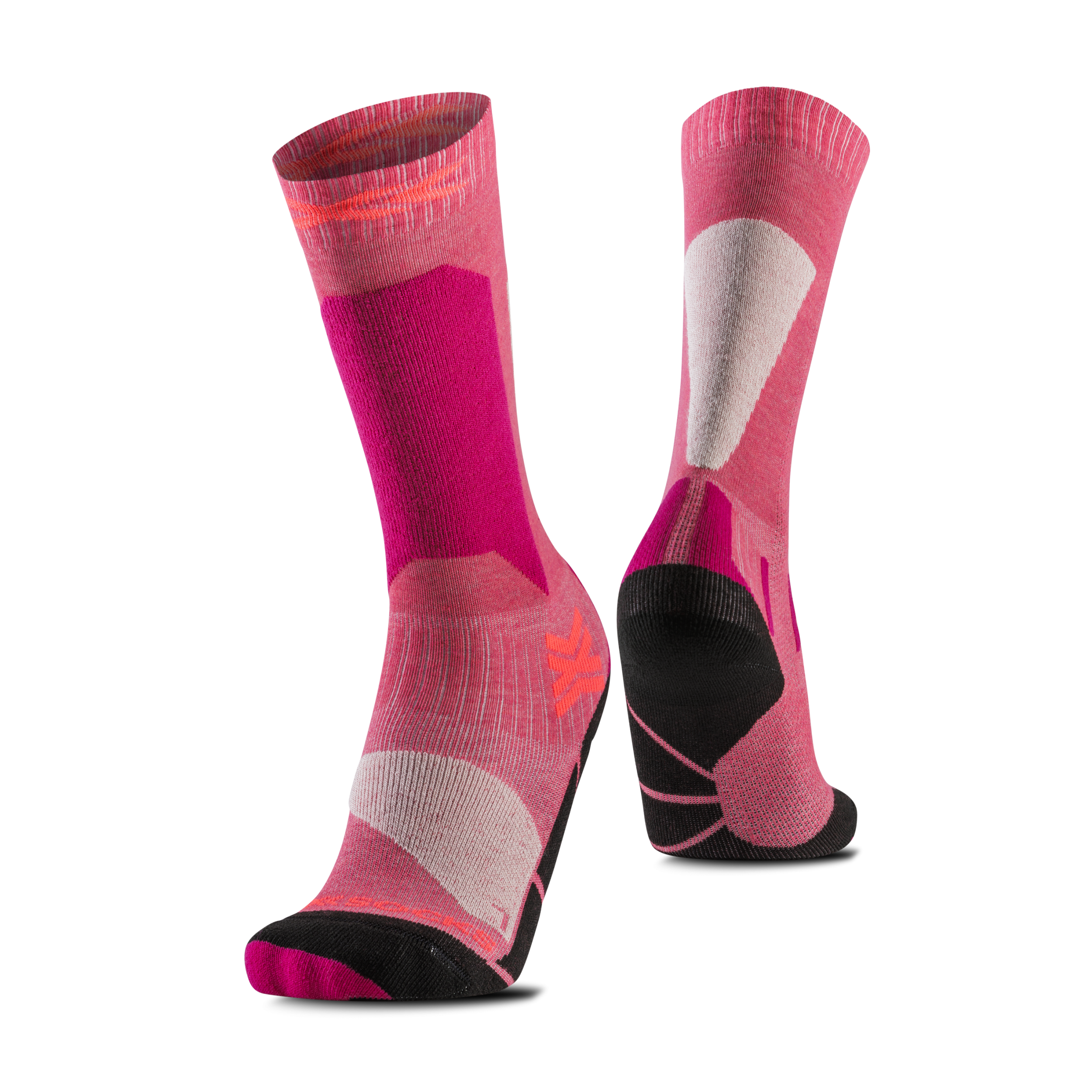 X-SOCKS Over The Calf G741 RHINO GREY/CANARY Skisocken X-SOCKS P077 LIGHT PINK/LIGHT SAND 27-30