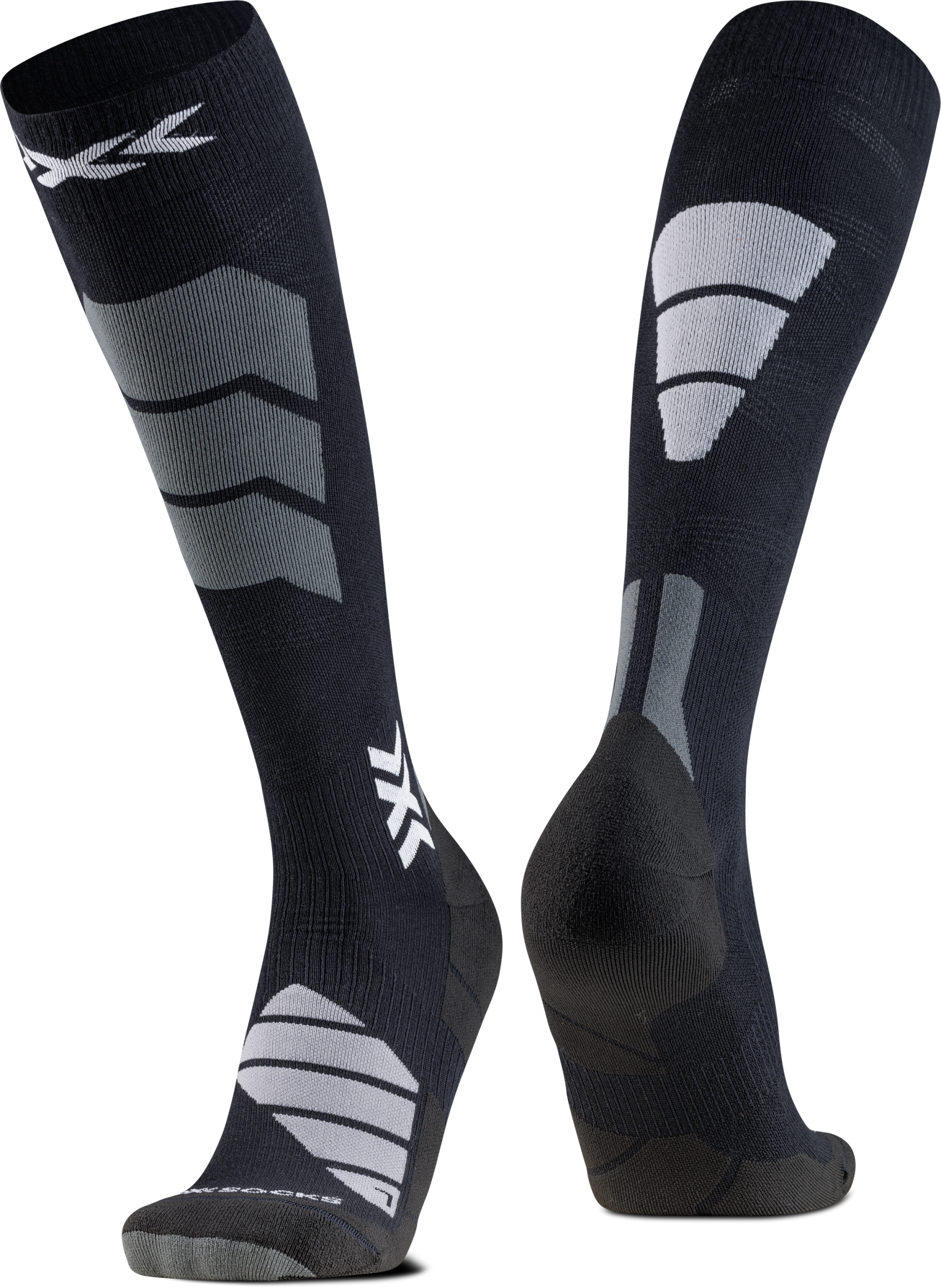 X-SOCKS SKI EXPERT SILK MERINO OTC Skisocken X-SOCKS B121 X BLACK/LIGHT GREY 36-38