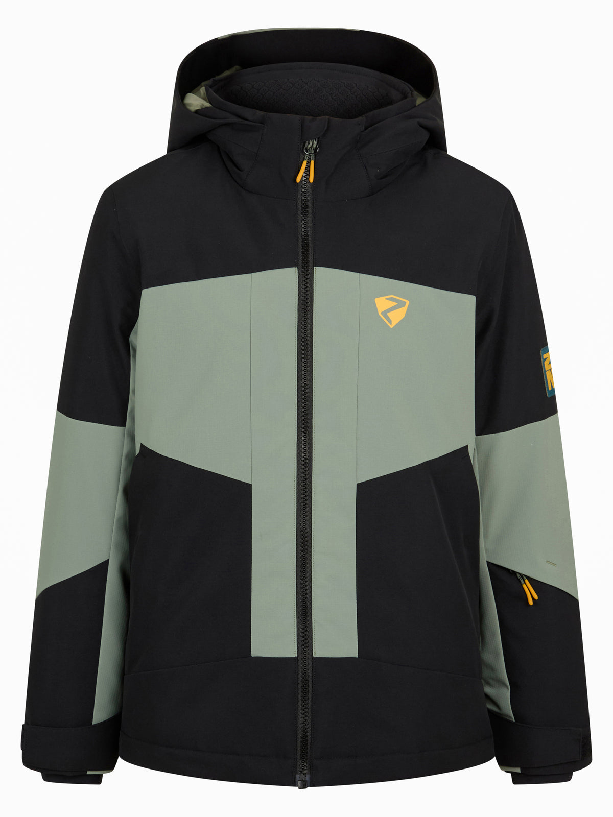 ZIENER AGIMO-Z jacket junior boys Langlaufoberteile ZIENER dusty green ripstop 128